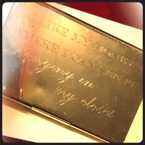 Card Holder, I like my money where I can see it...